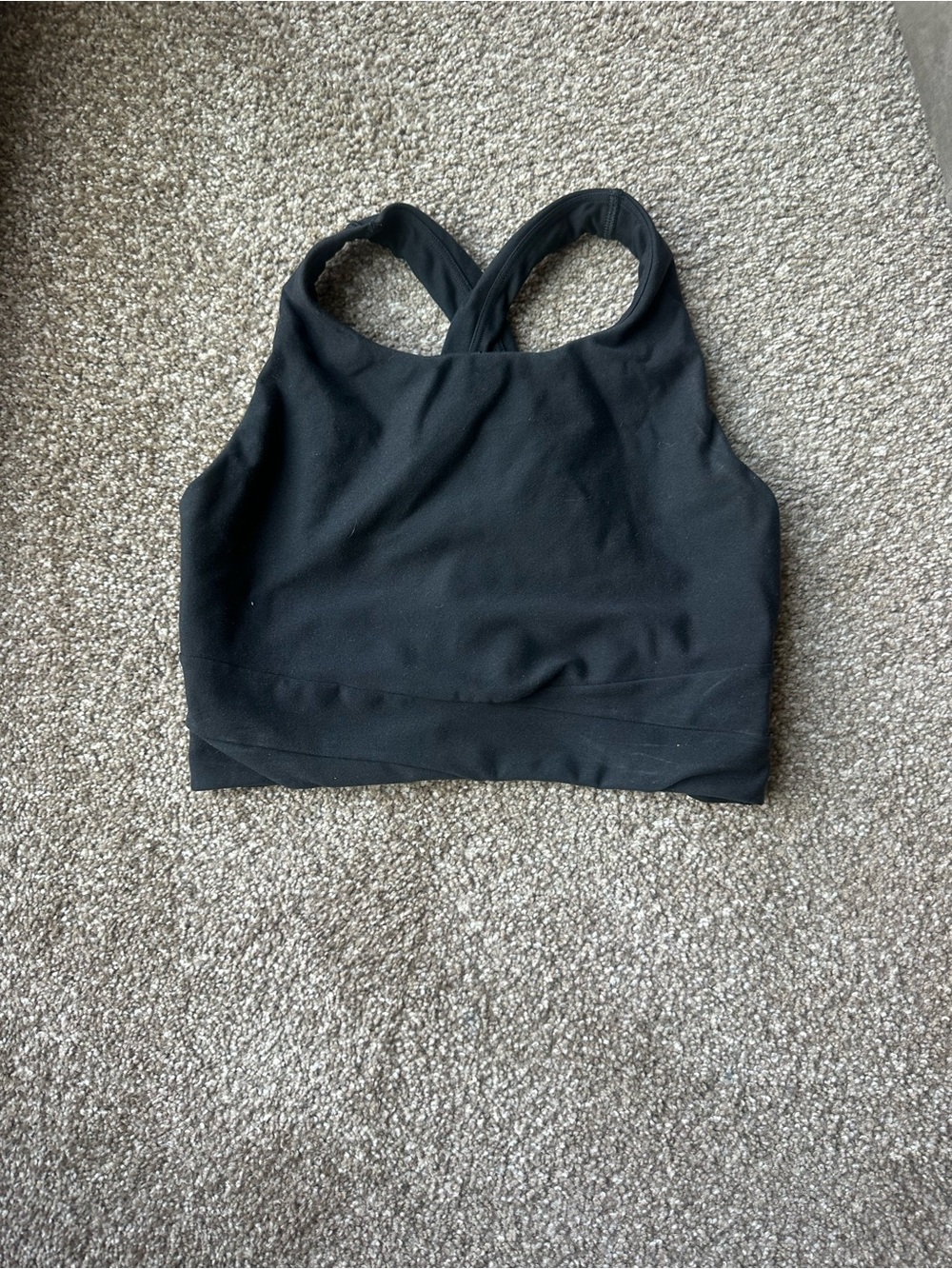 Black Racerback Bralette Top